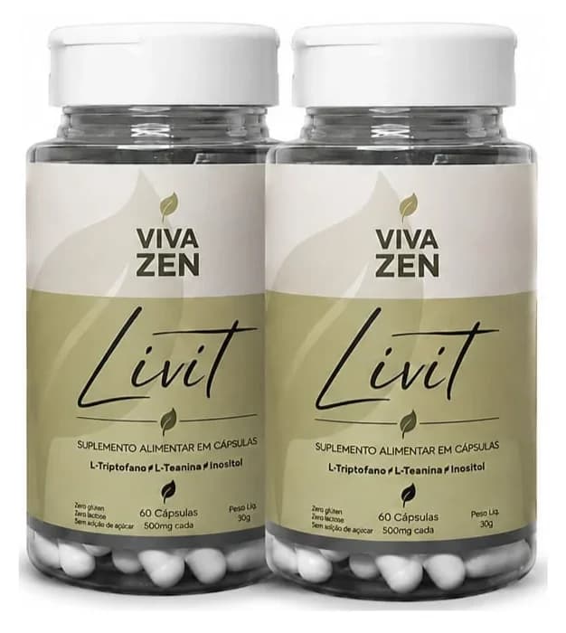 Kit com 2 frascos de Livit